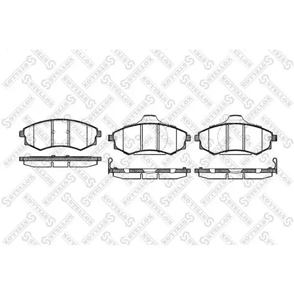 Колодки дисковые п.\ Hyundai Elantra/Sonata 1.6i-2.5i 16V/24V 98 | Автомобили и мотоциклы