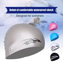 Swimming Caps Waterproof Swim Pool Cap for Men and Women 3D Ergonomic Shape Outdoor activities Solid Cap Bathing Drape Beach Use