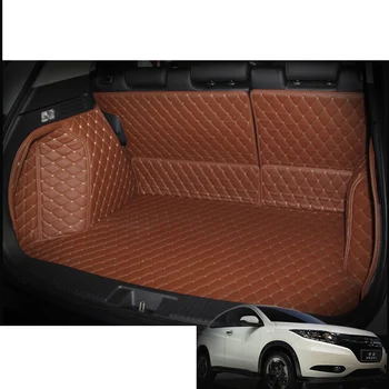 

3D Leather Car Trunk Mat Cargo Liner for Honda Hr-v Vezel Hrv 2014 2015 2016 2017 2018 2019 2020 5d Rug Carpet Sticker