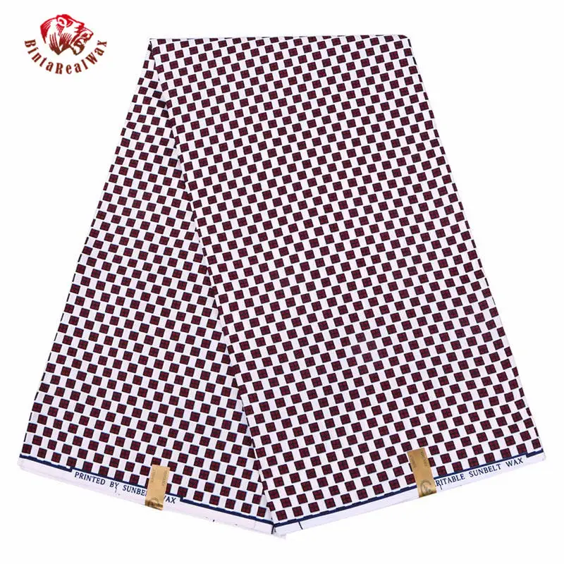 Полиэстер воск принты ткань Анкара бинта реальные воск высокое качество 6 ярдов африканская ткань для вечерние платье FP6150