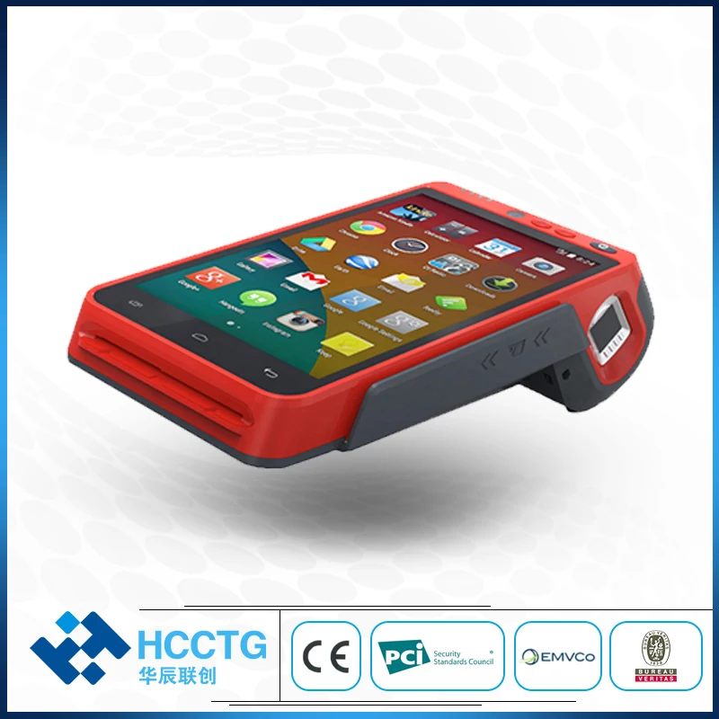 5 дюймовый сенсорный экран WIFI Bluetooth 4G GPRS POS машина умная ручная Android терминальная