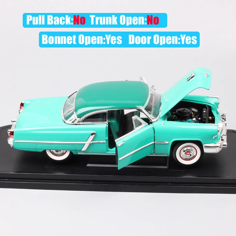 Классические 1/18 масштабные бренды большие 1952 Lincoln Capri литье под давлением машины Автомобильные транспортные средства континентальные миниатюры игрушки для детей