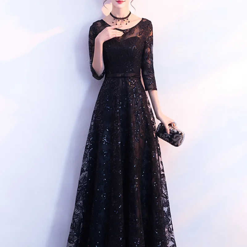 

2020 Prom Dresses Evening Dress Female 2020 New Long Style Show Thin Noble Dignified Host Annual Meeting Dinner Temperament