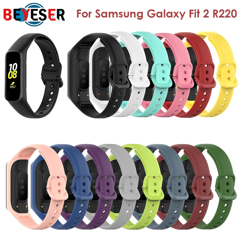 

Silicone Sport Band Strap For Samsung Galaxy Fit 2 SM-R220 Watch Bracelet Replacement Watchband Correa For Samsung Galaxy Fit2