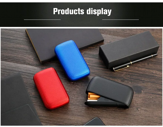 1pc Genuine Leather Cigarette Case Cover Luxury Pu Leather Cigarettes Box  Holder Big Capacity Lighter Sleeve Gadgets For Women Men - Jewelry &  Accessories - Temu Italy