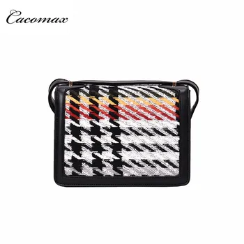 

woolen cloth senior sense of foreign style small bag women 2019 new tide Korean version of Joker Messenger bag fashion small bag