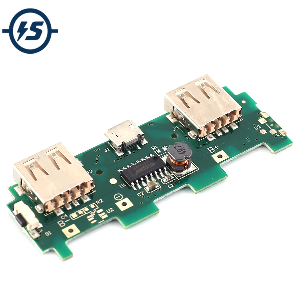 Mobile Display Power Boost Module 3.7V to 5V 2A Charger Step UP Charging Circuit | Электронные компоненты и