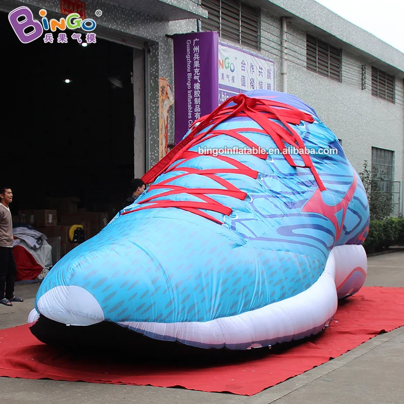Рекламные настройки 8 м длина гигантская надувная спортивная обувь для продажи/обувь Воздушные шары для демонстрации игрушек