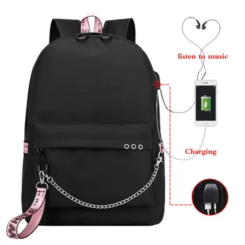 

Customize Backpack Mochila Feminina Women Backpack School Bags Usb Charge Men Laptop Back Pack Bags for Teenage Girls Travel