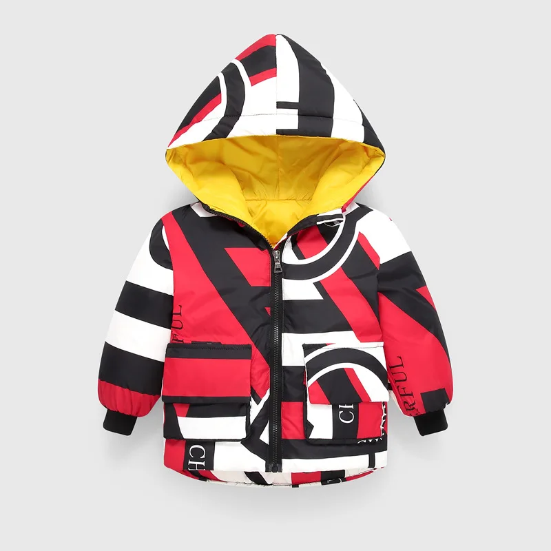 Детский пуховик, детская одежда для мальчиков и девочек, детская хлопковая куртка, цветное пальто