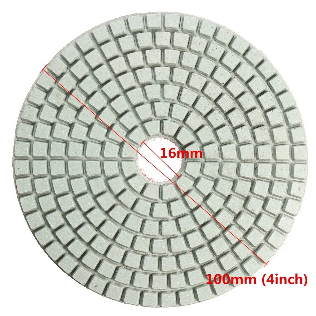 New 8Pcs 4 inch Diamond Polishing Pads Grit 50-3000# Wet/Dry M14 Granite Concrete Marble Sanding Disc Set