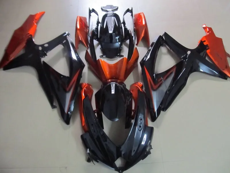 Injection Mold Fairing kit for GSXR600 750 K8 08 09 GSXR 600 GSXR750 2008 2009 ABS Red black Fairings set+Gifts SI08 | Автомобили и