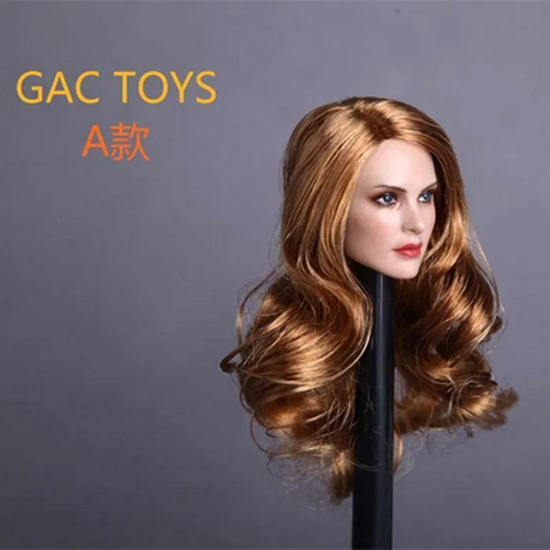 1:6 GACTOYS GC005 коллекционные светлые кудрявые волосы голова лепить модель фигуры игрушки