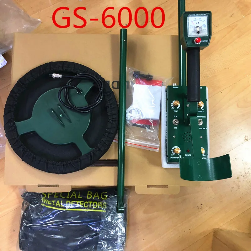 Subterrâneo do Tesouro do Detector de Metais com Profundidade Conduziu a Tela 8.5m do Fone de Ouvido Mini Caçador Máxima Gs-6000