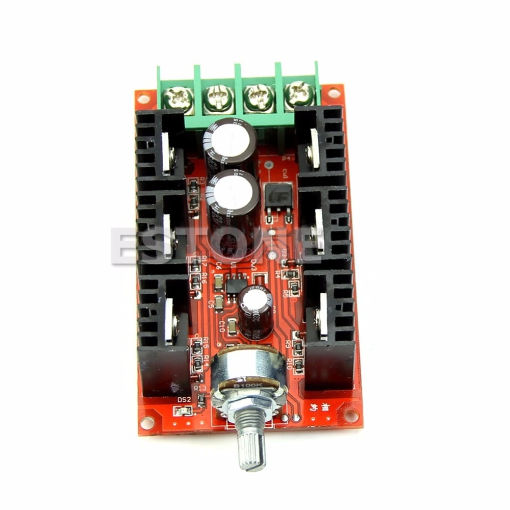 40A 10-50V DC 12V 24V 48V 2000W Максимальный регулятор скорости двигателя PWM HHO RC контроллер
