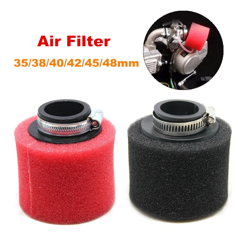 35/38/40/42/45/48mm Straight Neck Sponge Universal Motorcycle Air
