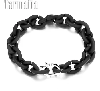 

Personalized Rubber Black Bracelet DIY Silver Animal Beads Charm Bracelet Bangle for Women Jewelry Holiday Gifts