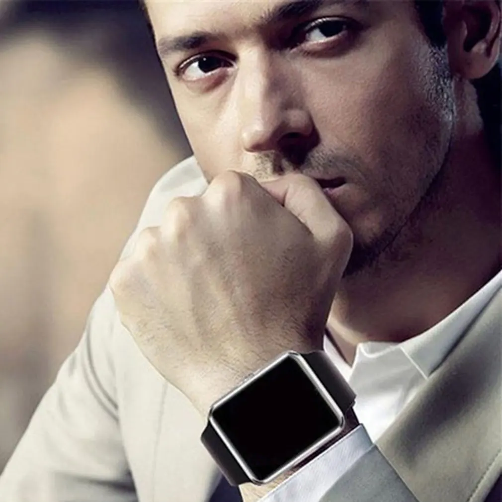 Android Смарт часы GT08 с камерой Bluetooth 4,0 наручные часы Поддержка Sim TF карты Smartwatch GT08 A1 DZ09