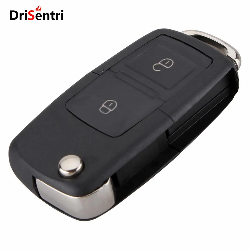 

Black 2 Buttons Smart Remote Replacement Key Case No Chip for Volkswagen B5 New Arrival