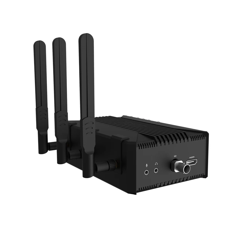 3x4G потоковый кодировщик склеивания Q8 H264/H265 + для HDMI/SDI 1080P быстрый и стабильный