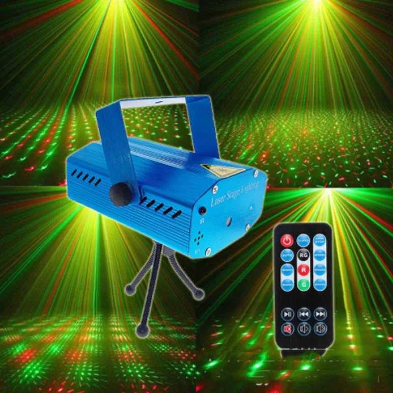 Дистанционный светодиодный сценический эффект свет музыка Авто/звук активный