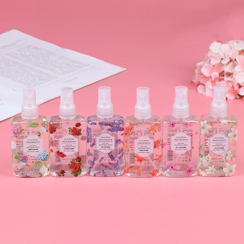 

100ml Fragrance Body Mist Naturally Wild Fresh Scent Perfume 6 Flavors Fragrance Spray Portable Travel Perfume