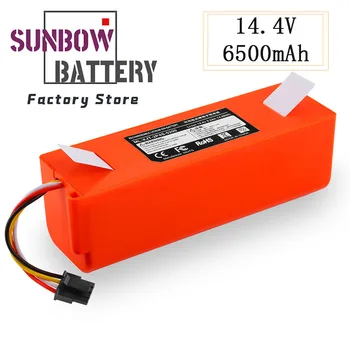 

Robotic Vacuum cleaner li-ion 14.4V 6500mAh Replacement Battery For Xiaomi Robot Roborock S50 S51 S55 Accessory Spare Parts