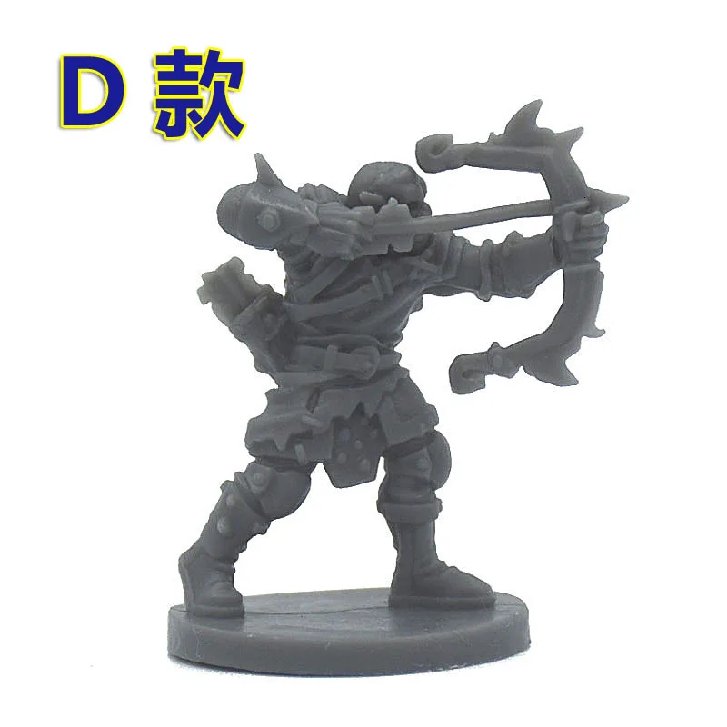 1: 72 пропорции смоляная модель настольная игра RPG игра модель кольцо Властелина средняя земля персонажи модель - Цвет: D