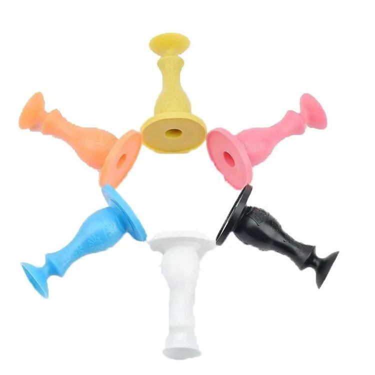 

Free Punching Door Suction Silicone Bathroom Door Suction Easy to Install Silicone Door Stop 3M Tape Anti-Collision Door Suction