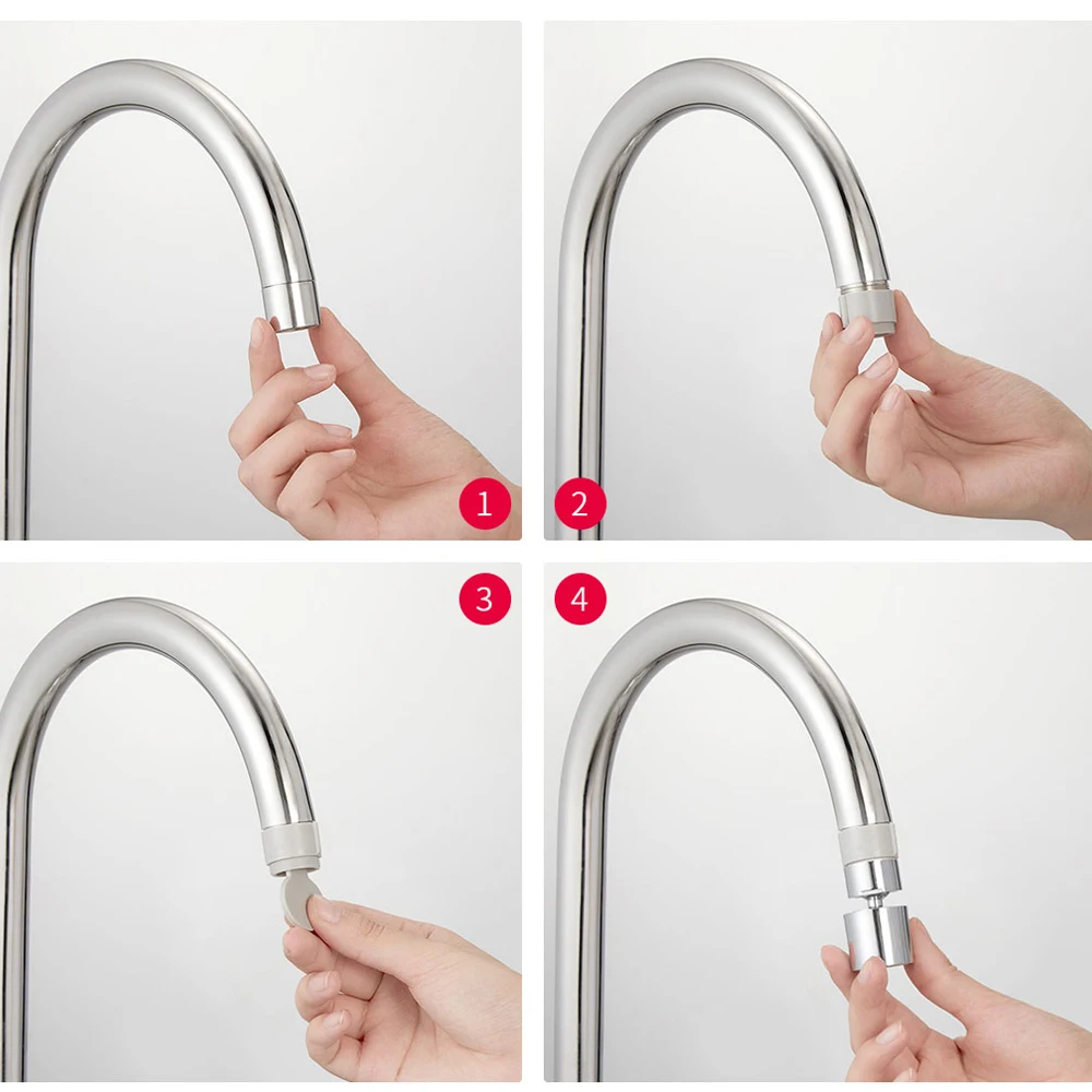 Xiaomi Mijia DABAI смеситель для кухни аэратор Распылитель воды Bubbler цинковый сплав водосберегающий фильтр головка кран с форсункой брызгозащищенный