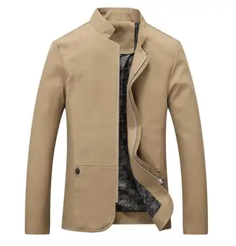 

Hot 2020 Men's Jackets Slim Fit Trench Casual Coats Spring Autumn Windbreaker Male Outerwear Mens Clothing