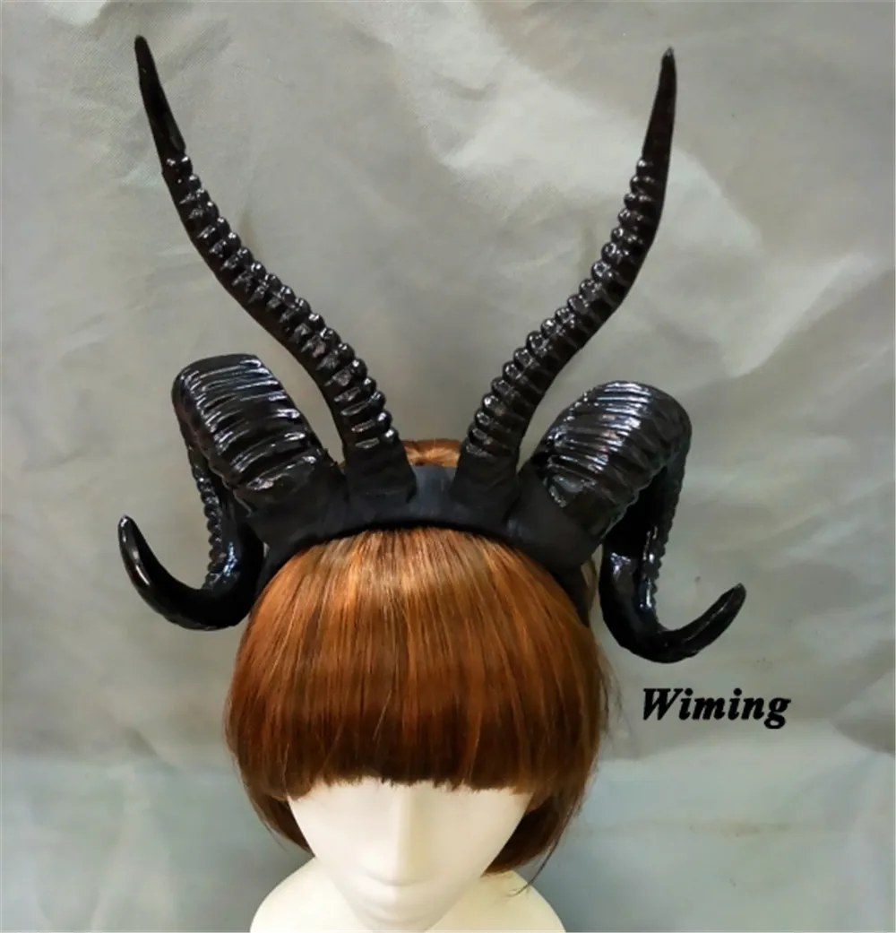 Legend horns Huge Bull Matador horns headband 3D cosplay comicon fantasy horns headband women girls party props