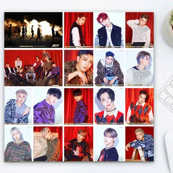 

18Pcs/Box KPOP ATEEZ Album The Collection HD Photo Card PVC Cards Self Made LOMO Card Photocard