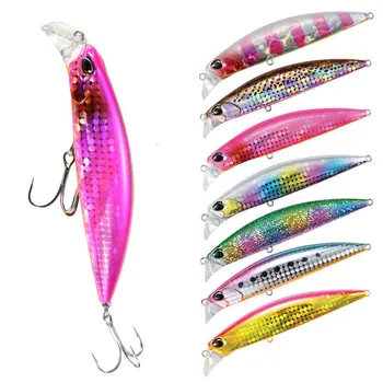 

LUCKY Minnow Fishing Lure 11 Color Hard Artificial Bait Fish 30g 10.2cm Sinking Lures Wobbler Dive 0.6-1.5m Pesca Equipamentos