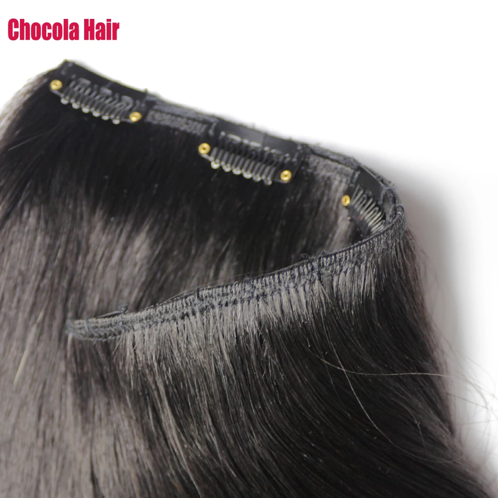 Chocala  Brazilian Remy Human Hair Extensions  clip in hair 20\