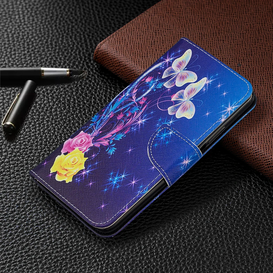 Роскошный цветочный кошелек panda чехол для samsung Galaxy Note 9 S8 плюс A7 A750F A10E A70 A50 A40 A30 A20e A20 A10 E Стенд кожаный чехол