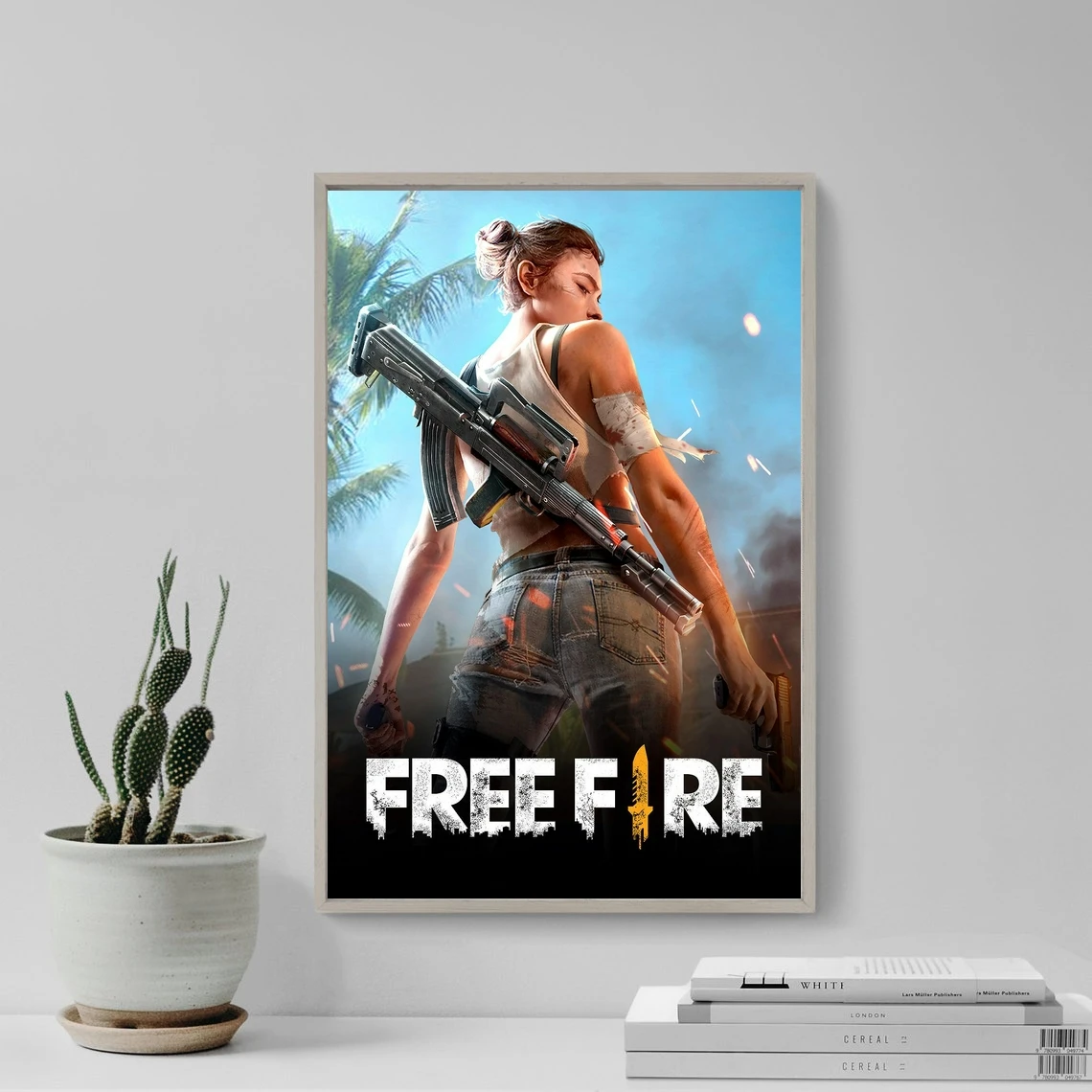 Free Fire Gaming Poster (300 GSM 12x18 Unframed) : : Home