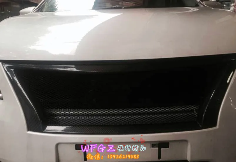 Подходит для Nissan SYLPHY 12 14 карбоновый автомобильный гриль высокого качества Материал: углеродное волокно Преимущества: высокое качество, мода