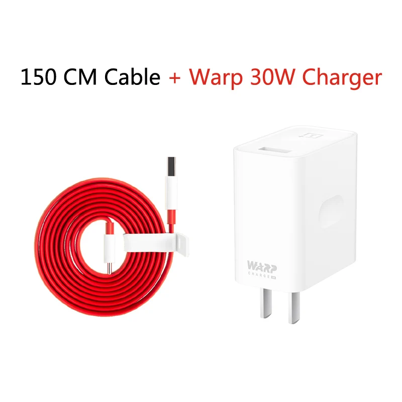 150CM With US Plug OnePlus 7T Pro 7 Pro OnePlus адаптер питания с варп-зарядкой 30 CN OnePlus 6T 6 5 T 5 type-C кабель 1,5 M 5V 6A Max - Тип штекера: 150CM With US Plug