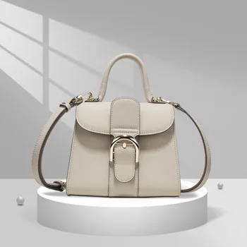 

2020 new ladies leather bag messenger bag fashion handbag cowhide shoulder bag design bag girl handbag bag