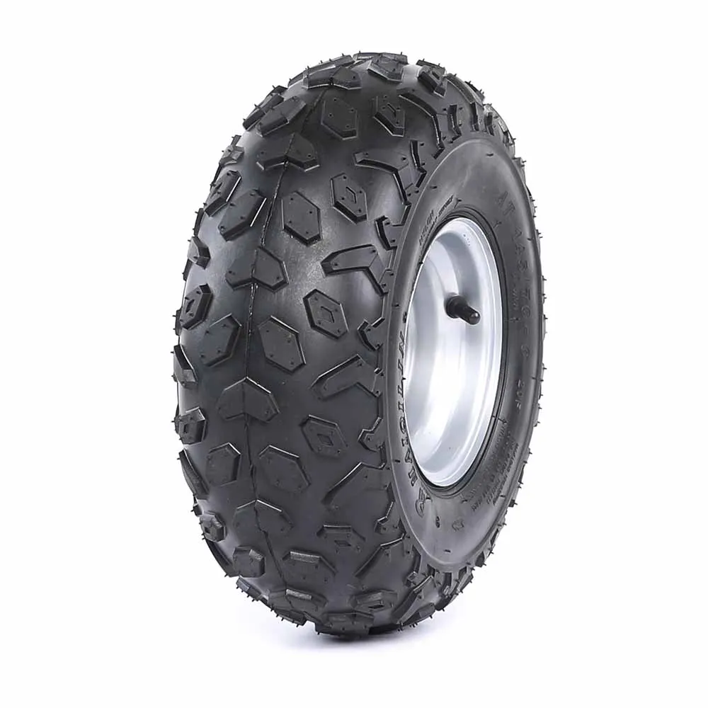 1X145/70 6 шина Go Cart + обод колеса для квадроцикла 50/70/90/110/125cc в Coolster Polaris Kawasaki|Покрышки| |