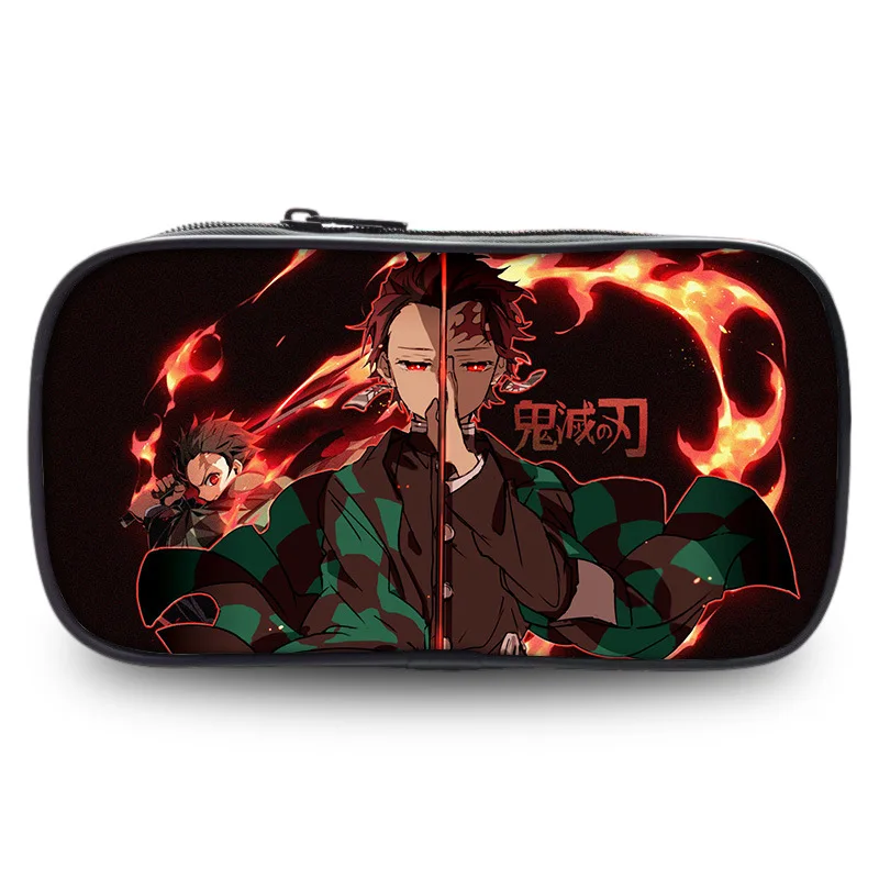 

Kimetsu no Yaiba Kawaii Animal Pencil case Pen bag box for kids gift Cosmetic Stationery pouch school supplies