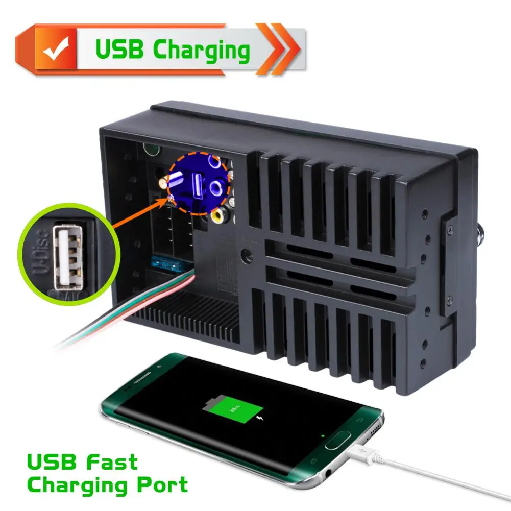 2 Din Mp5 плеер навигационная Интегрированная машина Поддержка AM FM TF USB RDS Bluetooth 7-дюймовый gps с пультом дистанционного управления Управление карта
