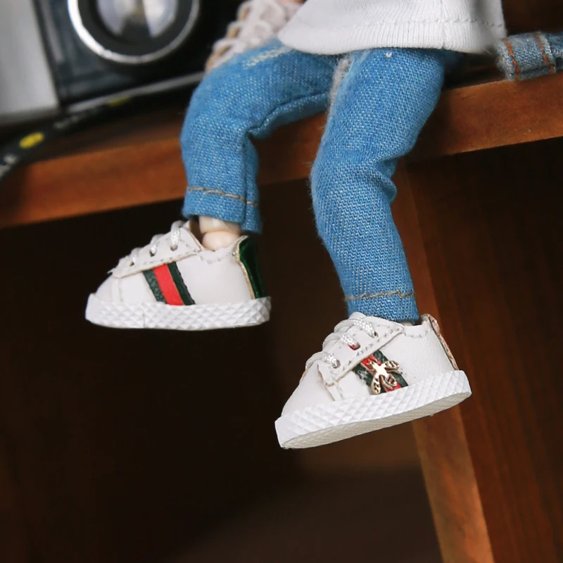 1 пара Obitsu11 ручная работа спортивная обувь sneake Милая обувь для OB11 1/12 BJD куклы одежда аксессуары обувь для кукол