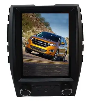 

10.4" tesla style vertical screen android 9.0 six core Car GPS radio Navigation for ford Edge 2015-2017 Automatic A/C