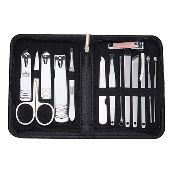 

14pcs Nail Skin Care Cutter Cuticle Clippers Home Pedicure Manicure Tool Sets