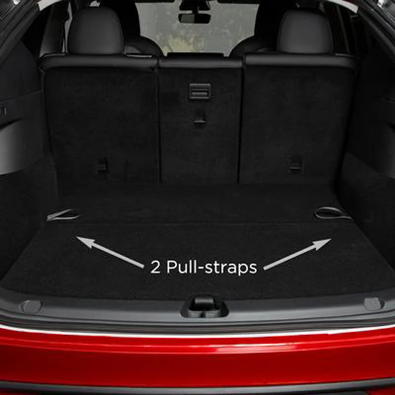for Tesla Model Y Tail Box Cover Rear Trunk Drawstring Rope Draw Rope Handle Pull Straps Car Tidying Organizer Accessories