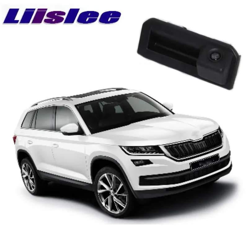 LiisLee Автомобильная камера заднего вида для Skoda Kodiaq~ ночного видения Водонепроницаемая Высококачественная специальная камера заднего вида