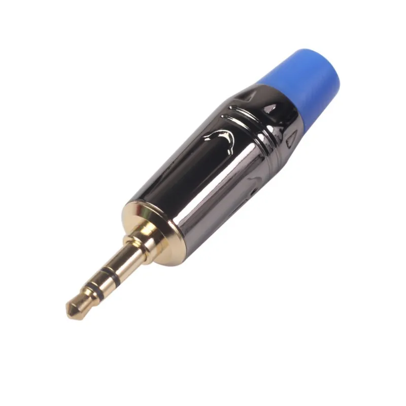 2 шт. разъем 3 5 мм R 3-полюсный позолоченный стерео адаптер для наушников сделай сам