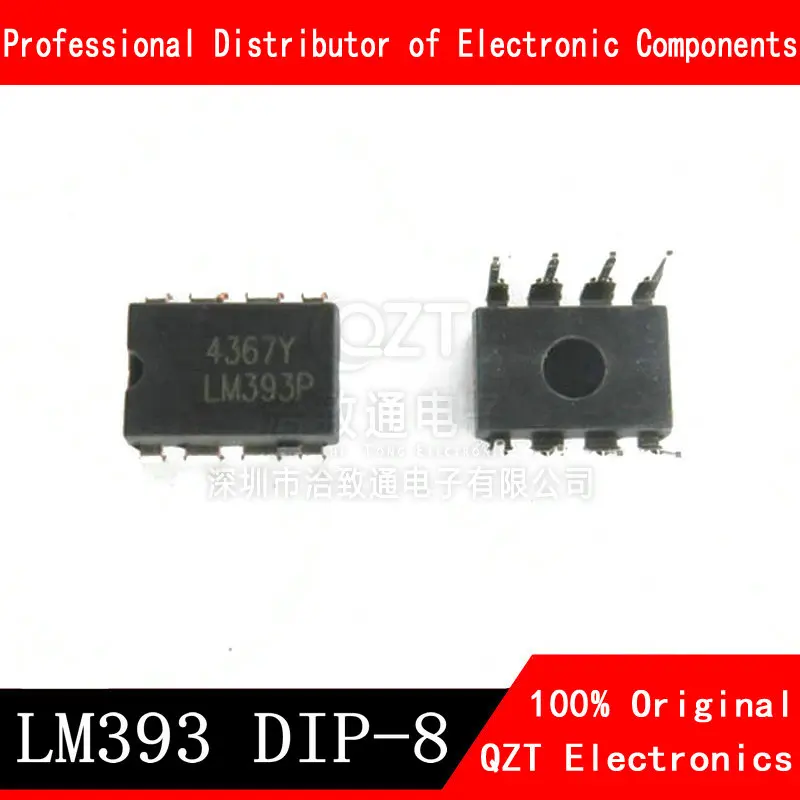 10PCS LM393P DIP8 LM393 LM393N 393 DIP-8 DIP new and original IC Chipset 1pcs lot ad620anz ad620an ad620a ad620 dip8 chipset 100% new